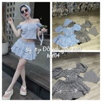 Sét Váy Caro Big Size (55kg đến 100kg ) MS2024-04