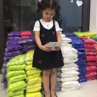 Sét váy đính bướm xinh xắn