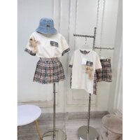 Set Váy Gấu polo