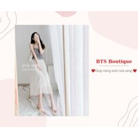 Set váy gồm Áo Hoa 2 Dây Chân Váy Tiểu Thư Kèm ảnh thật