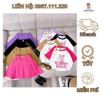 SET VÁY KAKI CHO BÉ TỪ 9-25 KÝ