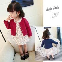 Set váy kèm áo khoác da cá