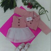 Set váy kèm áo khoác (hình chụp thật)