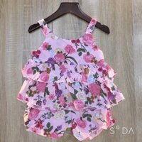 Sét váy lanh cho bé gái