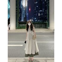 Set Váy Liền Ba Lỗ Cổ Chữ V Phối Váy 2 Dây Dáng Dài Form Rộng Mát Mẻ Cho Mùa Hè