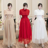 Set váy lưới đính đá cao cấp vải ép mùng đứng form cao cấp