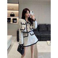 SET VÁY MÙA THU ĐÔNG NỮ TÍNH SANG TRỌNG XINH XỈU [ORDER TAOBAO]