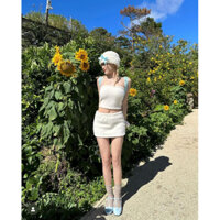 Set váy ngắn kèm áo ống