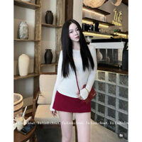 Set váy nữ áo body thun ôm mic chân váy umi chuẩn phom siu đẹp