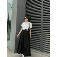 Set váy nữ, áo sơ mi mix chân váy xinh xỉu xi teen