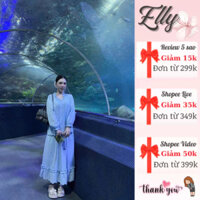 Set váy nữ ELLY_DRESS, áo ren hoa lỗ dài tay phối chân váy dáng dài sang chảnh đi chơi đi du lịch BL2035