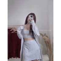 SET VÁY ÔM BODY LEN 3 MÓN