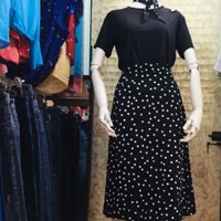 Set váy rời chấm bi