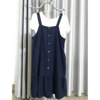 Set váy yếm bầu áo phông hàng xịn
