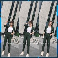 Set vest công sở nữ - Bộ Vest công sở hàn quốc 3 món y hình (Video + ảnh thật) dáng ôm sang trọng lịch sự Hot 2021