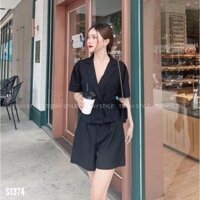 Set vest đùi báic, đơn giản nhưng cực xinh ( ảnh thật trải sàn)