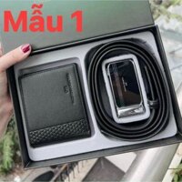 Set ví và Thắt lưng Valentino Creations da thật