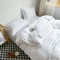 SET VỎ CHĂN GA GỐI COTTON LỤA 3f (dành cho khách sạn)