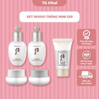 Set Whoo trắng mini -Whoo Seol Radiant White Special Gift Set - Hàng Cty - MỚI
