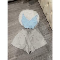 set xì tin hai dây kèm quần mua màu ib shop