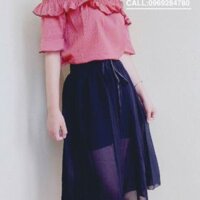 Sét xinh lắm nhé.em bán cả rời nhé chất đẹp lắm khỏi chê luôn ạ e. Áo e còn 2mau xanh đen nhé. Quần  đũi 2lop em còn màu