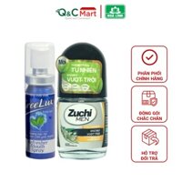 Set xịt và lăn khử mùi Zuchi cho nam, giúp hơi thở thơm mát, quyến rũ (for men) - CB2 007 - Q&C Mart
