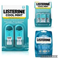 SET Xịt/Miếng ngậm thơm miệng Listerine Mỹ