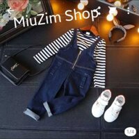 Set yếm bò + áo cotton