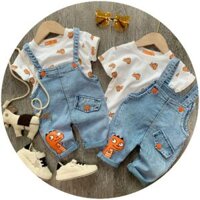 Set yếm bò áo khủng long