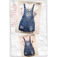 Sét yếm bò áo phông bé gái