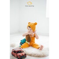 Set yếm mũ gấu đan