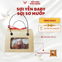 Set Yến Baby Sợi Sơ Mướp Nở Nhiều Tặng Đông Trùng/Long Nhãn/Chia - Nhà Yến Đảo Phú Quốc Yến Sào