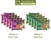 [SET10GÓI]-AFOTECH- Hủ Tiếu Cung Đình 2 vị: Nam vang, Sườn heo, Hủ tíu Cung Đình, Hủ tiếu ăn liền Cung Đình (83-84g/gói)