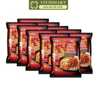[SET10GÓI]- PALDO - Mì trộn rất cay Bul Nak hương vị Bạch tuộc, Mì trộn cay Bulnak bạch tuột, Mì cay Hàn Quốc (130g/gói)