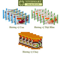 [SET10GÓI]-WAIWAI- Bún gạo Wai Wai 3 vị: Thịt bằm, Cua, Chay, Bún gạo ăn liền Thái Lan, Bún gạo WaiWai ăn liền Thái Lan