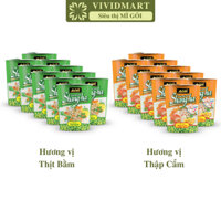 [SET10LY]-ASIAFOODS- Cháo đậu xanh Shangha ly 2 vị: Thịt bằm, Thập cẩm, cháo đậu xanh ly Shang-ha ăn liền (50g/ly)