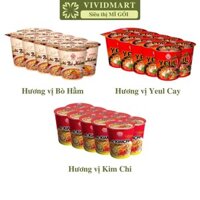 [SET10LY]- OTTOGI - Mì ly Ottogi 3 vị: Kim chi, Bò hầm, Yeul cay, Ottogi mì ly ăn liền, Mì ly Hàn Quốc Otogi ly (62g/ly)
