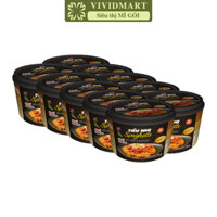 [SET10TÔ]-UNI-PRESIDENT- Mì tô Tiểu Nhị Spaghetti Bò sốt chua cay, Mì tô Spaghetti Bò sốt chua cay Tiểu Nhị (105g/tô)