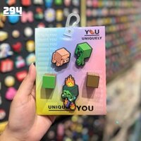 SET294 - Set JIbbitz Phối Dép - Phụ Kiện Gắn Trang Trí Dép - MINECRAFT - Cosroc