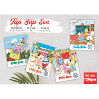 SET5 tập học sinh 4oly 200 trang giấy dày không lem  tân vĩnh tiến (NHAN VAN)