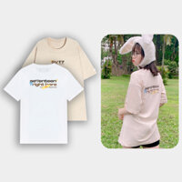 SEVENTEEN TEE - Áo thun unisex oversize 2 màu be/trắng