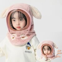 Sf Mũ Trùm Đầu Kèm Mặt Nạ Dày Dặn Chống Gió Giữ Ấm Mùa Đông Cho Bé mũ trùm đầu mùa đông