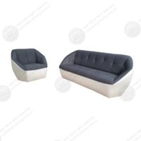SF508 | Sofa Hòa Phát đệm tựa mút xốp, màu xám – trắng