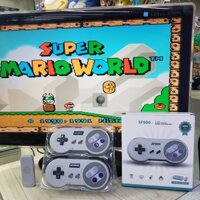 Sf900 16-bit Máy Chơi game Cầm Tay retro hdmi tv Không Dây Cho snes Ns 4800 + Cần Điều Khiển nintendo