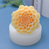 SG - Khuôn silicon hình hoa thược dược làm banh rau câu 3d, 4d