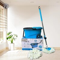 SG T2 có vỏ thùng: Bộ Lau Nhà 360 độ Lồng Inox T2 có vỏ giấy (T6) (Cái)