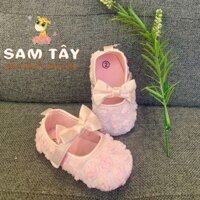 SG05 Giày tập đi phối hoa nổi cho bé