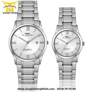 Đồng hồ nam dây thép không gỉ Sunrise Quartz SG8101 - màu 1102/ 1101/ 1201/ 1202