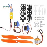 Sg90 Servo 2212 KV2200 Động cơ không chổi than 30A ESC 6035 Phụ kiện cánh quạt Bộ động cơ điện như thể hiện kim loại + nhựa cho động cơ máy bay Rc