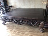 SG93 Sập Gụ Đục Ngũ Phúc 1m6 x 2m 3 lá hàng Cũ Qua Sử Dụng ( Chú Phúc, Hà Nội )